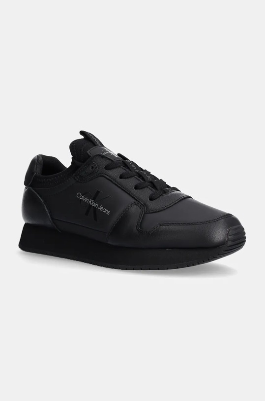 Αθλητικά Calvin Klein Jeans RETRO RUNNER SOCK MULTIFUNCT υφασμάτινο μαύρο YM0YM01118