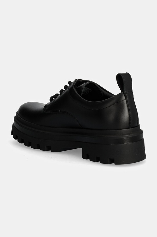 Încălțăminte Calvin Klein Jeans pantofi de piele LUGGED DERBY SHOE LTH YM0YM01085 negru