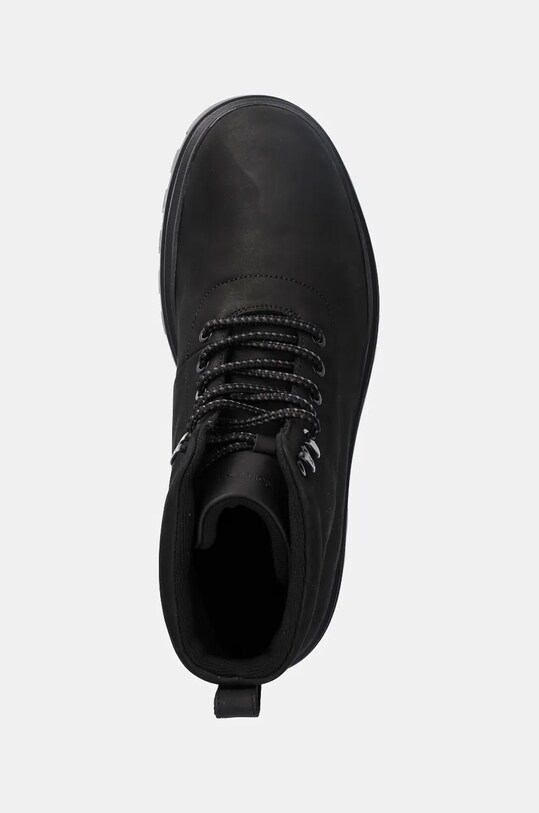 Calvin Klein Jeans pantofi din nubuc LUGGED LACEUP BOOT OXF HIKING NB negru YM0YM01076