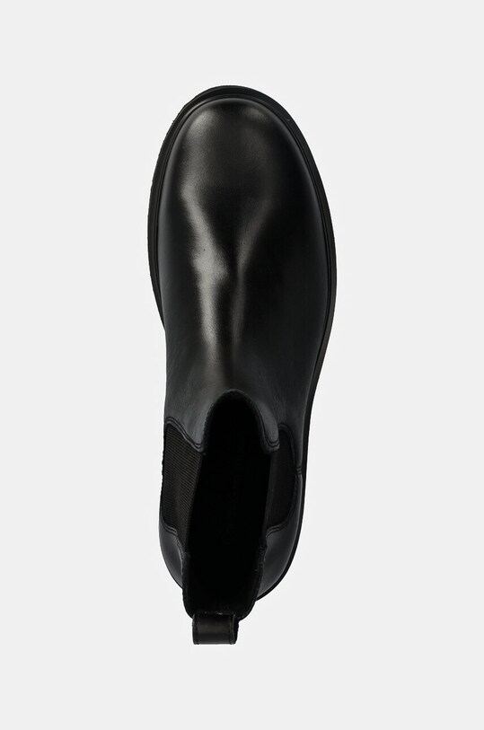 Шкіряні черевики Calvin Klein Jeans EVA BOOT MID CHELSEA UNIFORM DR чорний YM0YM01072