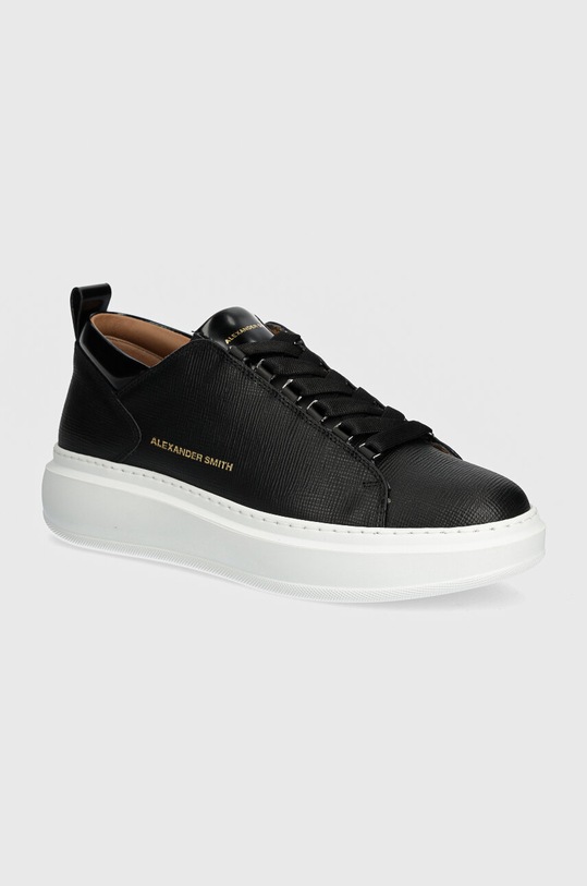 Alexander Smith sneakers din piele Wembley mic de statură negru ASBAWYM2341BLK