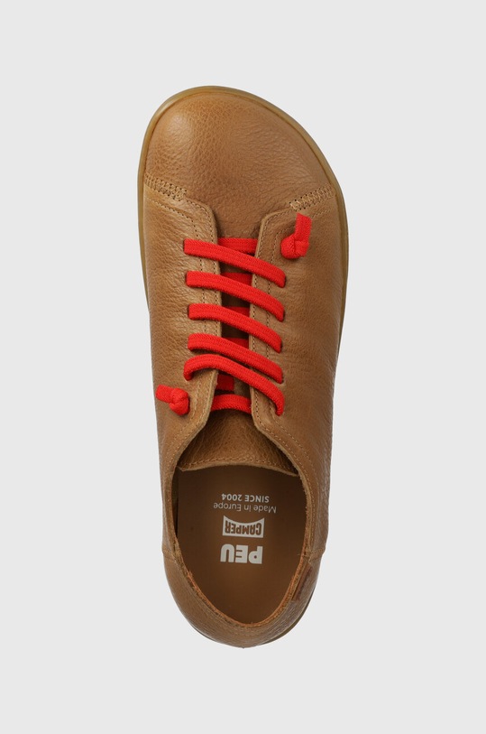 Kožené tenisky Camper Peu Cami hnědá 17665.285