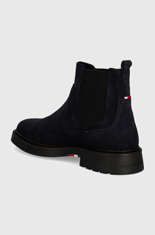 Încălțăminte Tommy Hilfiger botine din piele intoarsa HILFIGER COMFORT LWT SUEDE CHEL FM0FM05104 bleumarin