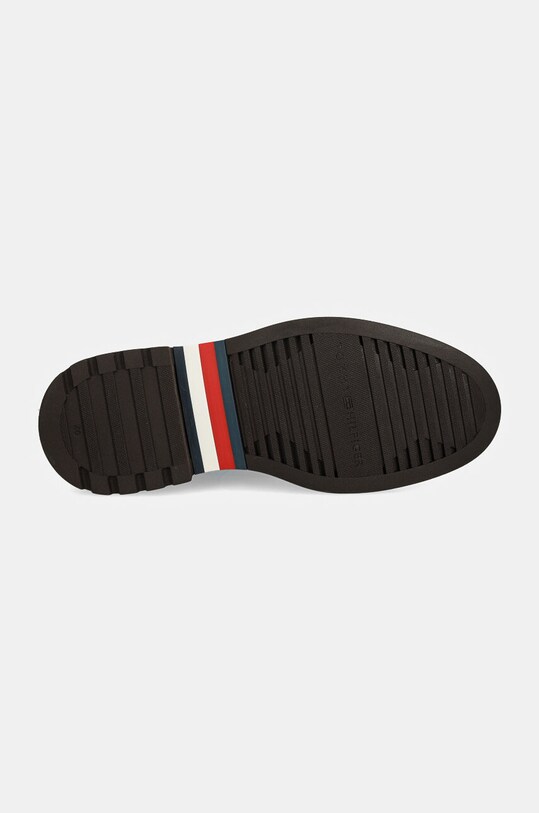 Tommy Hilfiger botine din piele intoarsa HILFIGER COMFORT LWT SUEDE CHEL FM0FM05104 maro