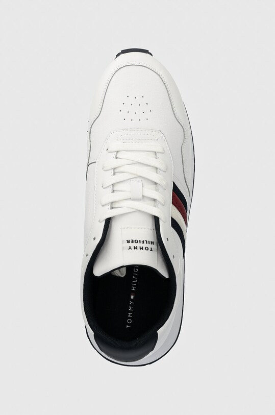 Tommy Hilfiger bőr sportcipő RUNNER EVO LTH MIX ESS fehér FM0FM05121