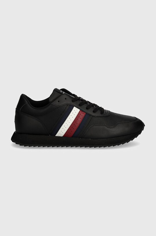 Tommy Hilfiger sneakers din piele RUNNER EVO LTH MIX ESS FM0FM05121 negru AW24