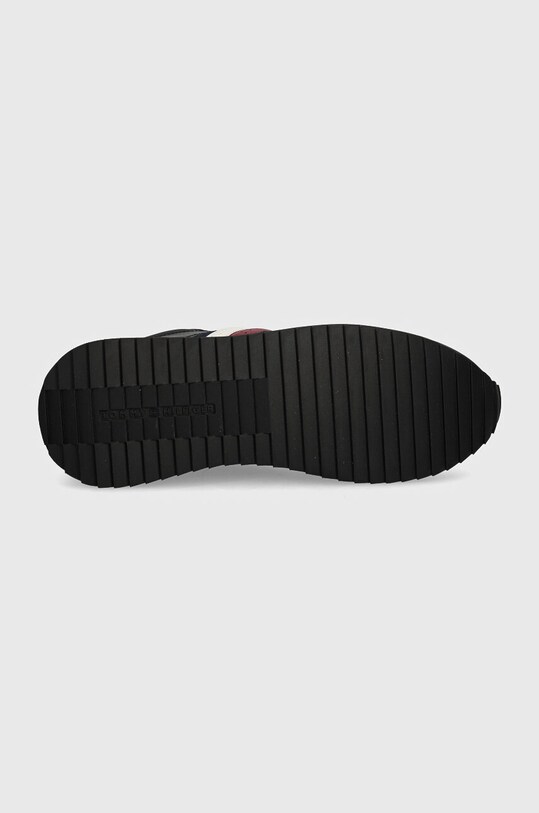 Tommy Hilfiger sneakers din piele RUNNER EVO LTH MIX ESS FM0FM05121 negru