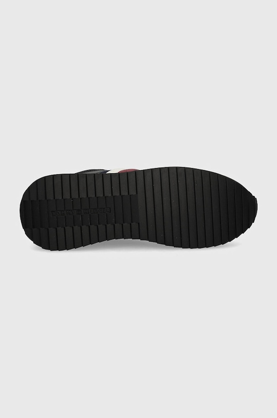 Шкіряні кросівки Tommy Hilfiger RUNNER EVO LTH MIX ESS FM0FM05121 чорний