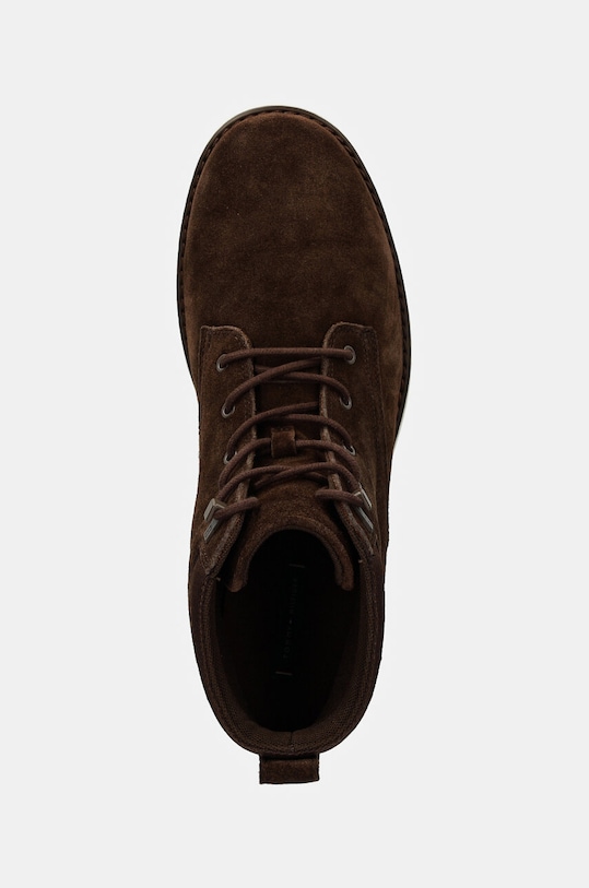 Tommy Hilfiger pantofi de piele intoarsa CORPORATE OUTDOOR SUEDE BOOT maro FM0FM05147
