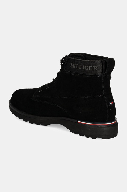 Obuwie Tommy Hilfiger buty zamszowe CORPORATE OUTDOOR SUEDE BOOT FM0FM05147 czarny