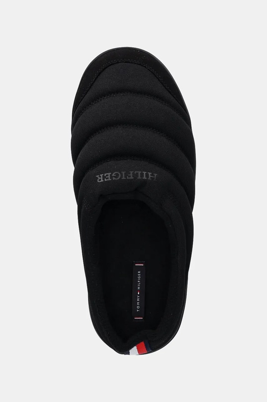 Tommy Hilfiger papuci de casa COMFORT WARM TEXTILE HOUSE SHOE negru FM0FM05158