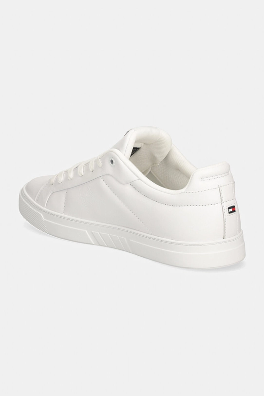 Încălțăminte Tommy Hilfiger sneakers ICON COURT LTH STRIPES FM0FM05163 alb