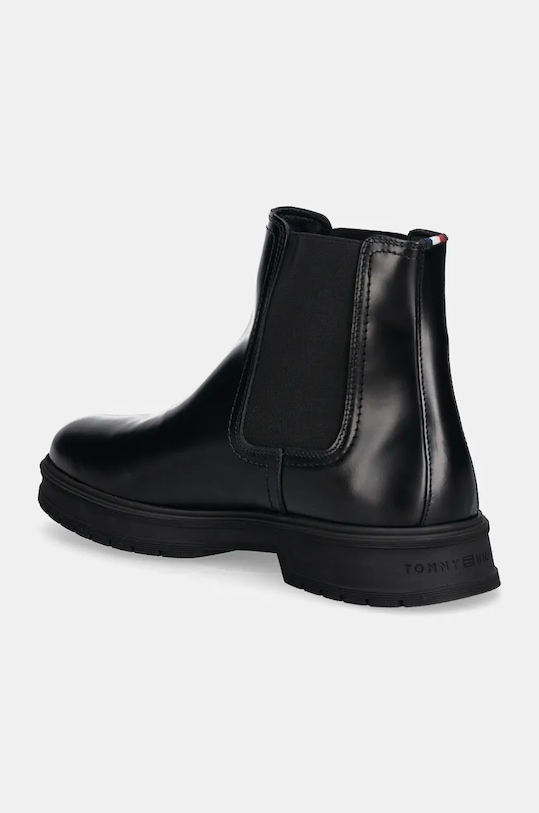 Παπούτσια Δερμάτινες μπότες τσέλσι Tommy Hilfiger HILFIGER ABRASIV WARM LTH CHELS FM0FM05176 μαύρο