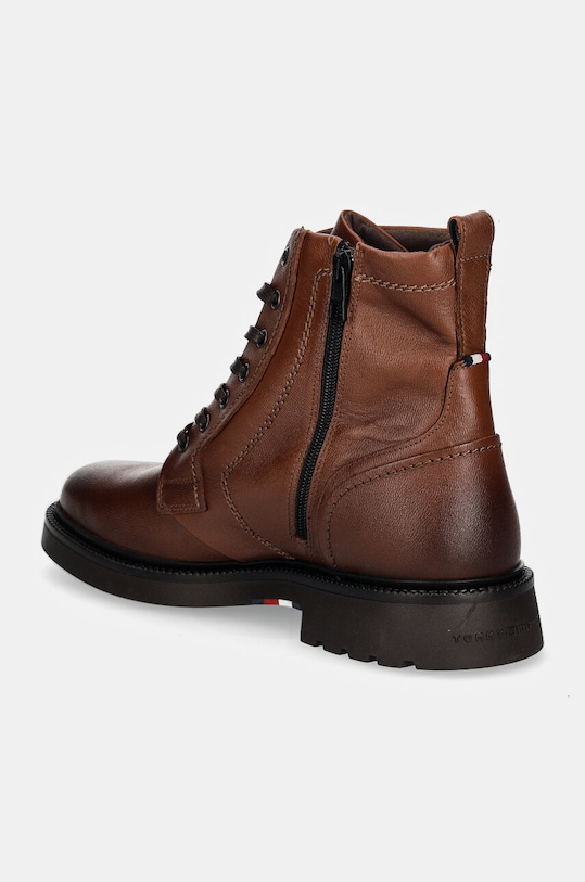 Obuwie Tommy Hilfiger buty skórzane HILFIGER COMFORT LWT LTH BOOT FM0FM05183 brązowy