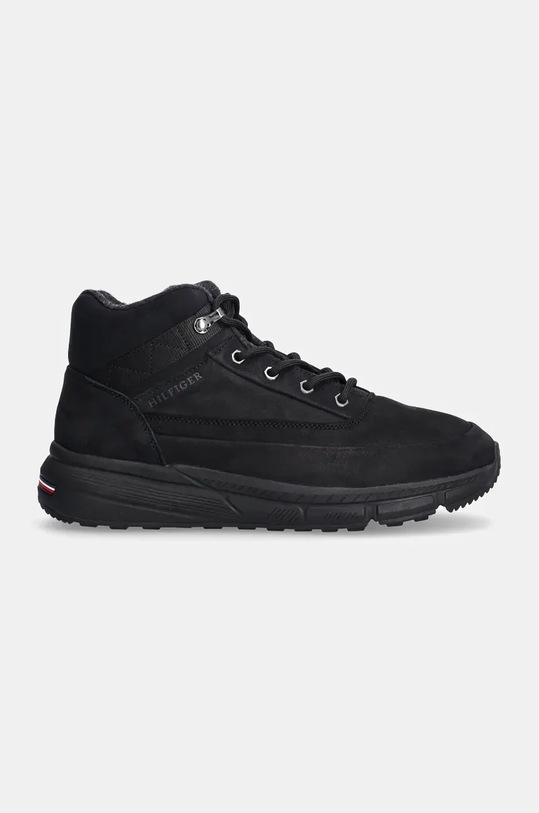 Высокие ботинки Tommy Hilfiger HILFIGER WARM NUBUCK HYBRID B FM0FM05189 чёрный AW24