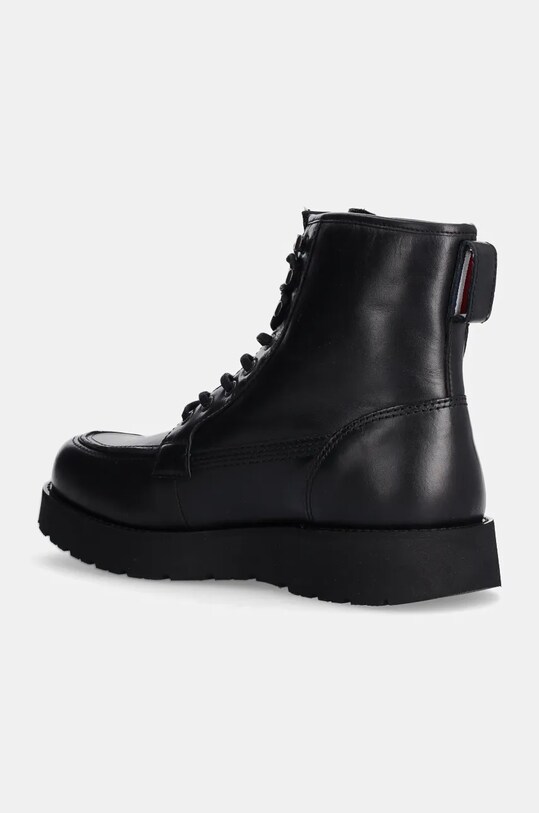 Взуття Шкіряні черевики Tommy Hilfiger TH AMERICAN PREM CHECK LTH BOOT FM0FM05194 чорний
