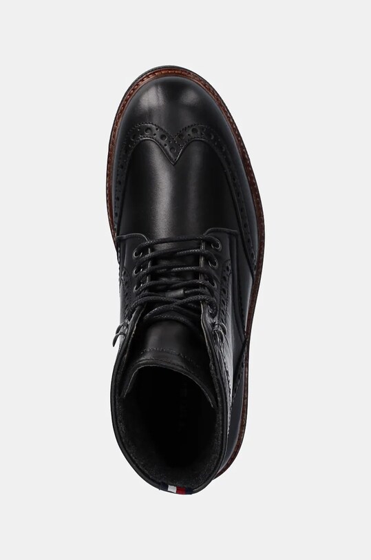Кожаные ботинки Tommy Hilfiger HILFIGER WARM LTH BROGUE BOOT чёрный FM0FM05195
