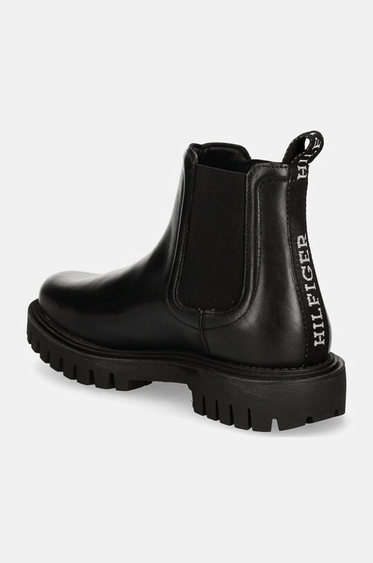 Взуття Шкіряні черевики Tommy Hilfiger CASUAL HILFIGER CHUNKY LTH CHELS FM0FM05197 чорний