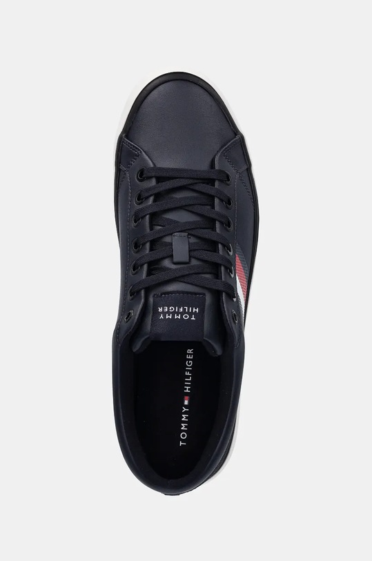 Tommy Hilfiger sneakersy skórzane TH HI VULC CORE CLEAT STRIPES granatowy FM0FM05199