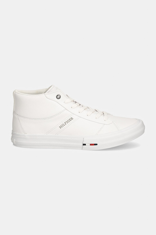 Sneakers boty Tommy Hilfiger TH HI VULC STREET RWB LTH FM0FM05202 bílá AW24