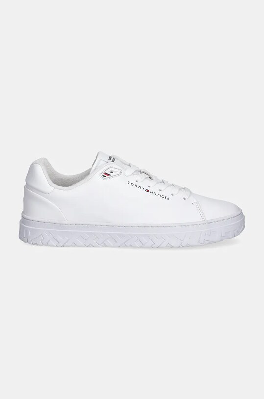 Кожаные кроссовки Tommy Hilfiger COURT THICK CUPSOLE LEATHER FM0FM05208 белый NC24