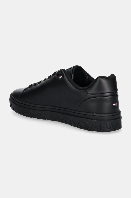 Παπούτσια Δερμάτινα αθλητικά παπούτσια Tommy Hilfiger COURT THICK CUPSOLE LEATHER FM0FM05208 μαύρο
