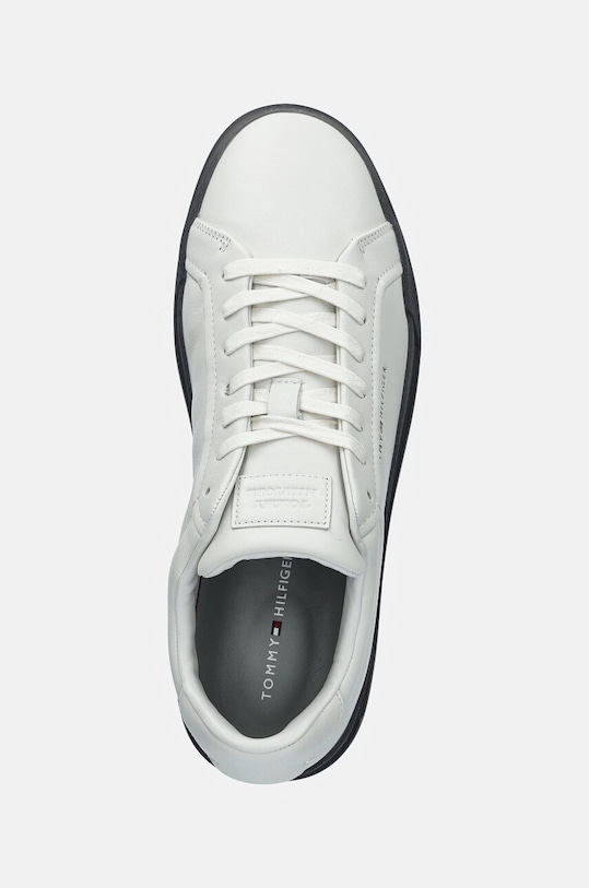 Kožne tenisice Tommy Hilfiger TH COURT BEST bijela FM0FM05214