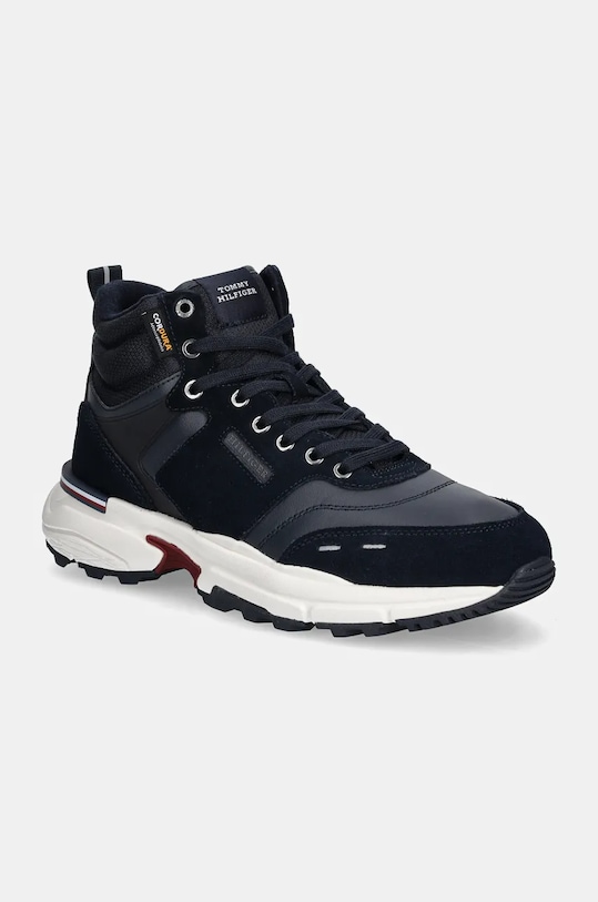 Кросівки Tommy Hilfiger M RUNNER CORDURA HI LTH MIX лицьова шкіра темно-синій FM0FM05222