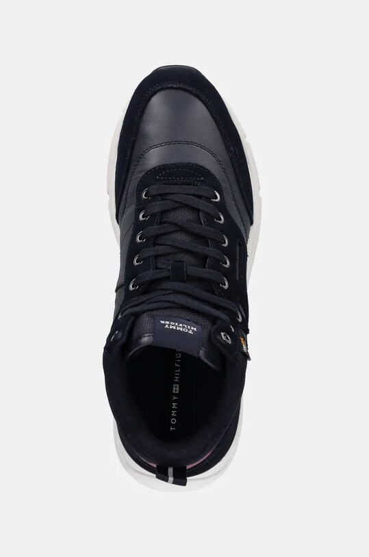 Tenisky Tommy Hilfiger M RUNNER CORDURA HI LTH MIX tmavomodrá FM0FM05222