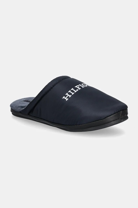 Pantofle Tommy Hilfiger NYLON HILFIGER HOUSE SHOE námořnická modř FM0FM05225