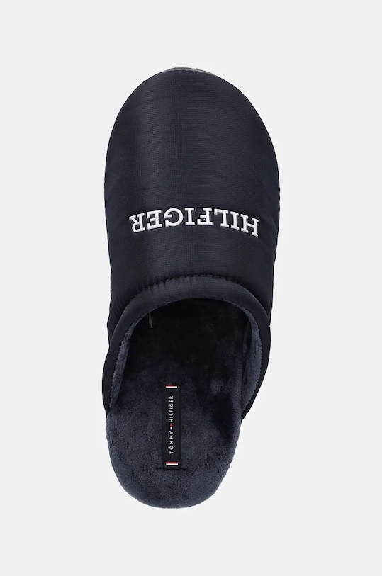 Pantofle Tommy Hilfiger NYLON HILFIGER HOUSE SHOE námořnická modř FM0FM05225