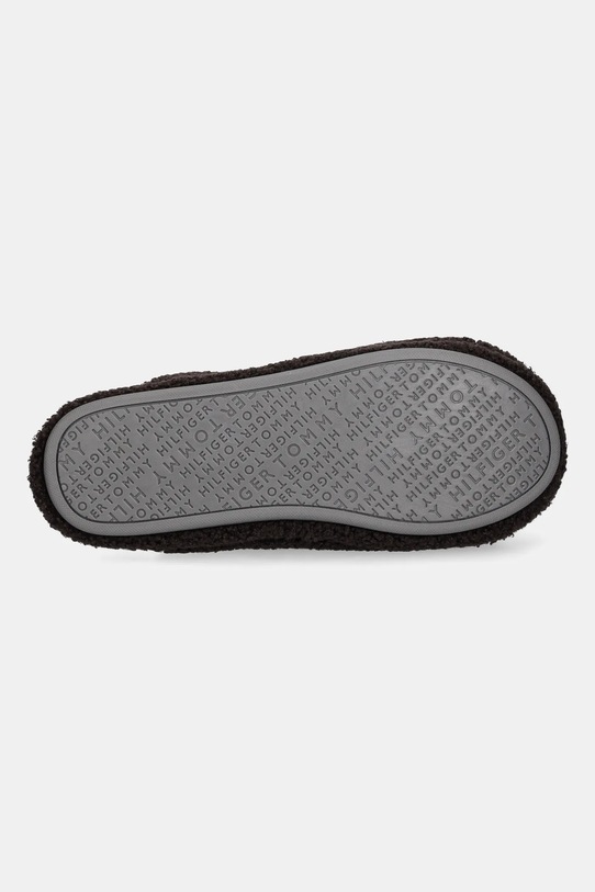 Kućne papuče Tommy Hilfiger HILFIGER WARM CURLY HOUSE SHOE FM0FM05226 smeđa