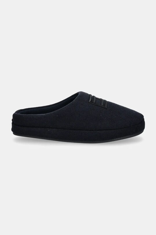 Tommy Hilfiger kapcie FLAG WARM FELT HOUSE SHOE FM0FM05227 granatowy AW24