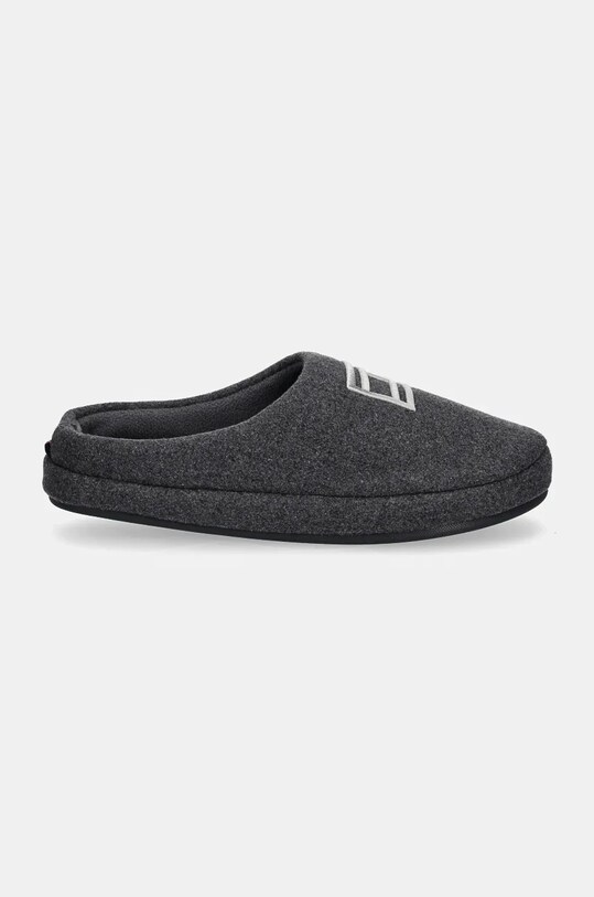 Παντόφλες Tommy Hilfiger FLAG WARM FELT HOUSE SHOE FM0FM05227 γκρί AW24