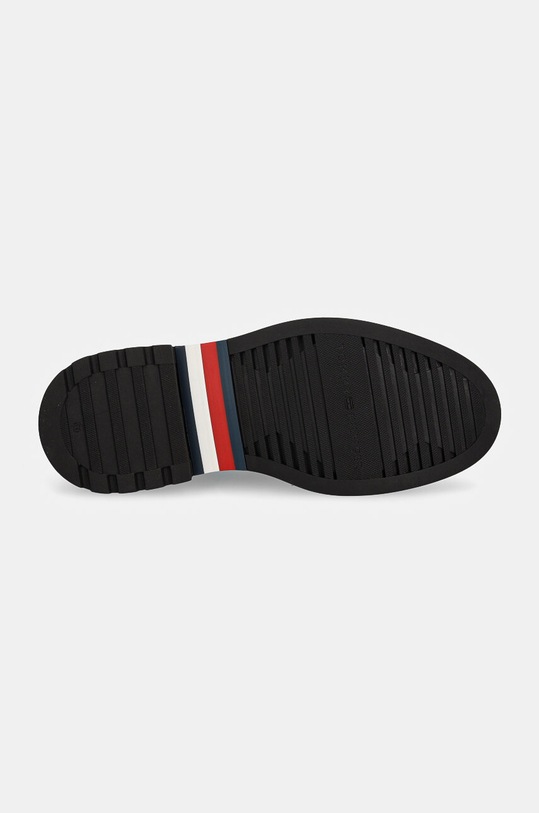Mokasinke od brušene kože Tommy Hilfiger HILFIGER COMFORT LWT SDE LOAFER FM0FM05263 mornarsko plava