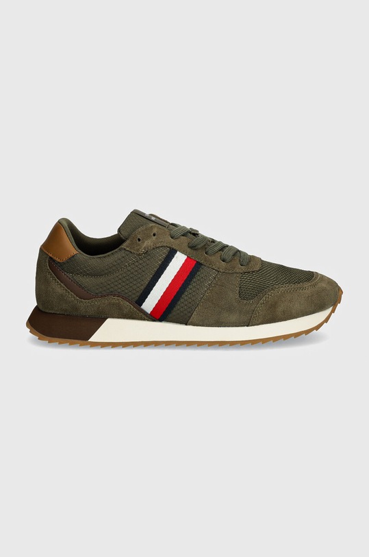 Tommy Hilfiger sneakersy RUNNER EVO MIX BLOCK FM0FM05298 zielony AW24