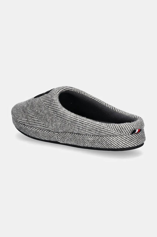 Scarpe Tommy Hilfiger pantofole FLAG HERRINGBONE HOUSE SHOE FM0FM05304 grigio