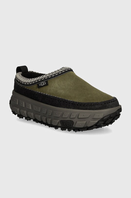 UGG papuci din piele Venture Daze Planet friendly verde 1154530.BLVC