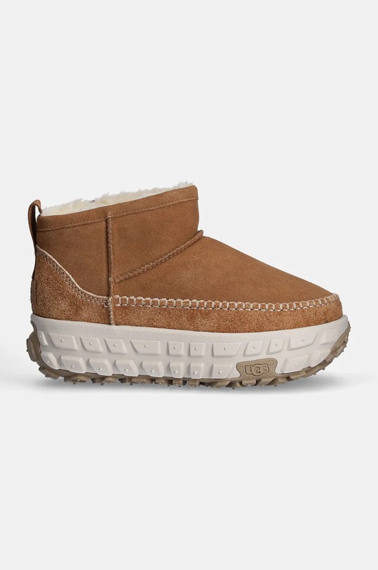 UGG śniegowce zamszowe Venture Daze Ultra Mini 1158200.CTC brązowy AW24