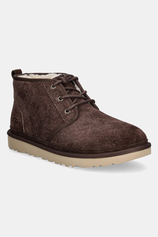 UGG buty zamszowe Neumel Shaggy Suede skóra zamszowa brązowy 1158219.BCDR
