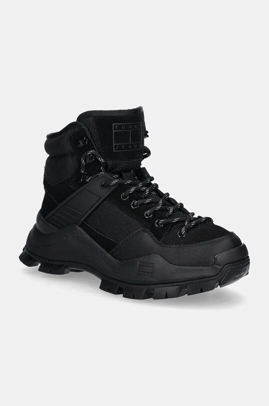 Високі черевики Tommy Jeans TJM URBAN HIBRYD BOOT без утеплення чорний EM0EM01489