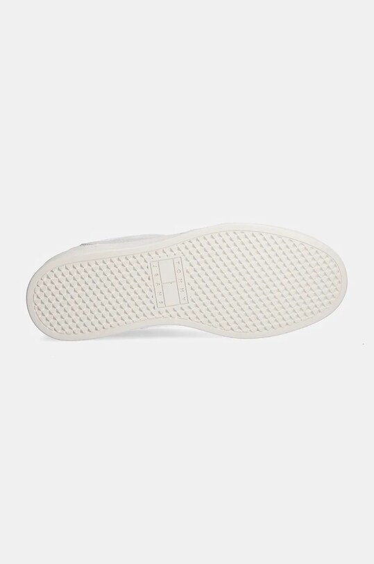 Tommy Jeans sneakers din piele THE GREENWICH MIX MEDIA EM0EM01444 alb