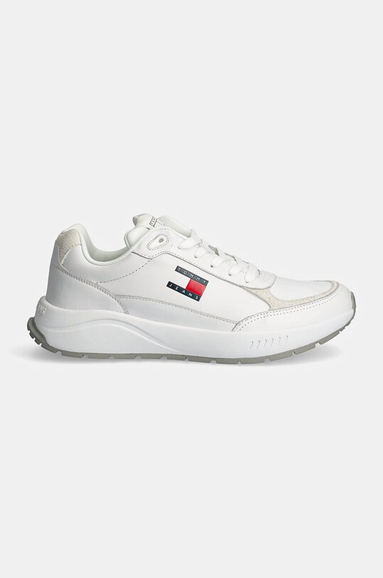 Кожаные кроссовки Tommy Jeans TJM RUNNER FULL LEATHER ESS EM0EM01445 белый AW24