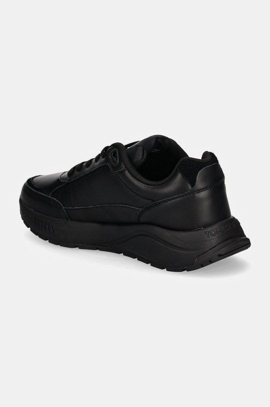Obuwie Tommy Jeans sneakersy skórzane TJM RUNNER FULL LEATHER ESS EM0EM01445 czarny