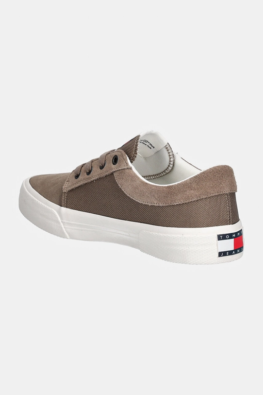 Взуття Кеди Tommy Jeans TJM VULC. SKATER MIX MATERIAL EM0EM01456 коричневий