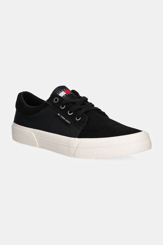 Tenisice Tommy Jeans TJM VULC. SKATER MIX MATERIAL tekstil crna EM0EM01456