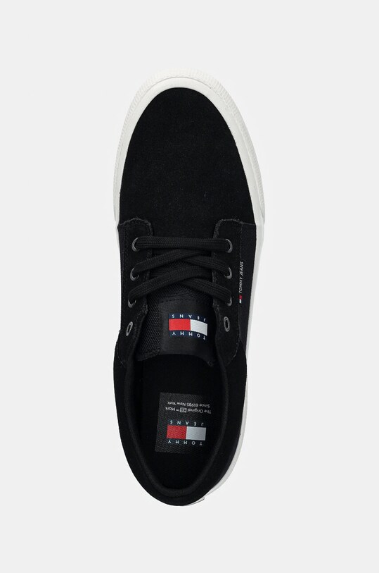 Кеды Tommy Jeans TJM VULC. SKATER MIX MATERIAL чёрный EM0EM01456