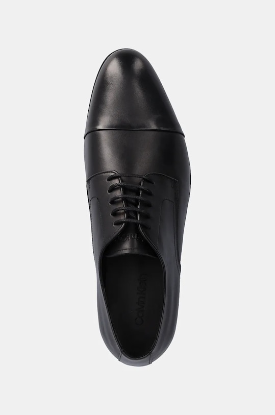 Calvin Klein półbuty DERBY CAP TOE czarny HM0HM01540