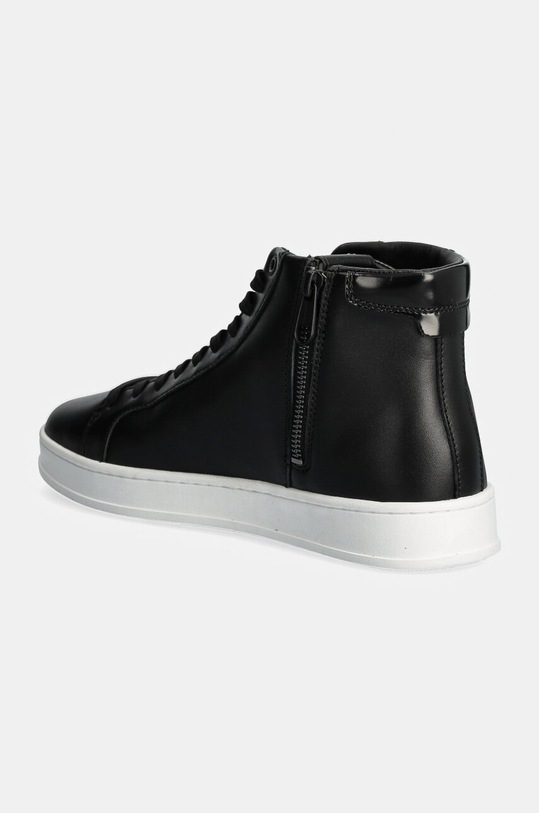 Obuv Kožené tenisky Calvin Klein HIGH TOP LACE UP HM0HM01547 čierna