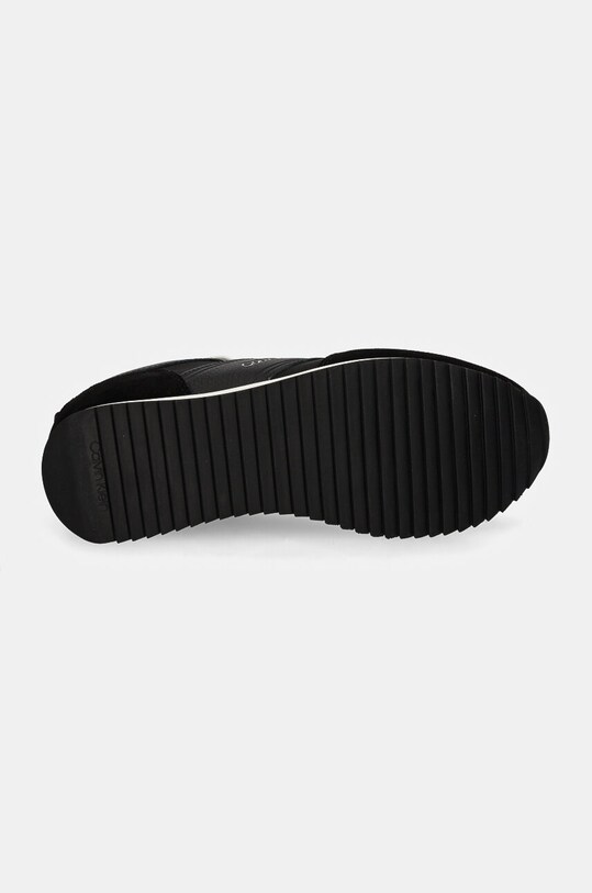 Sneakers boty Calvin Klein LOW TOP LACE UP MIX HM0HM01554 černá